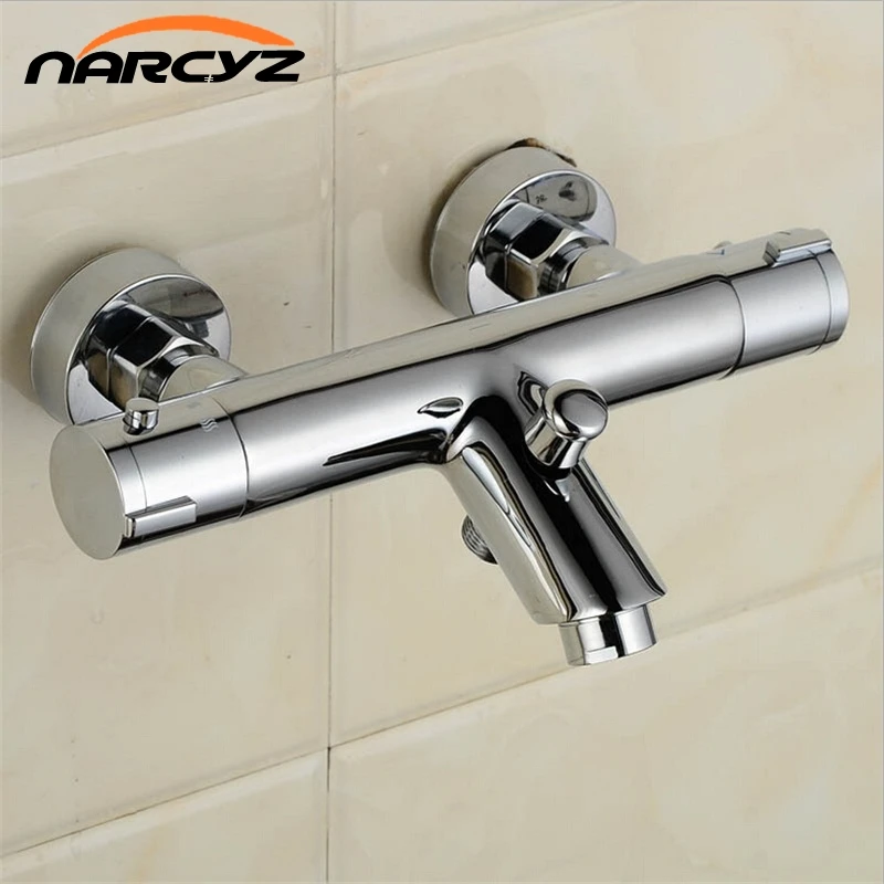 Wall Mounted Two Handle Thermostatic Shower mixer Thermostatic faucet