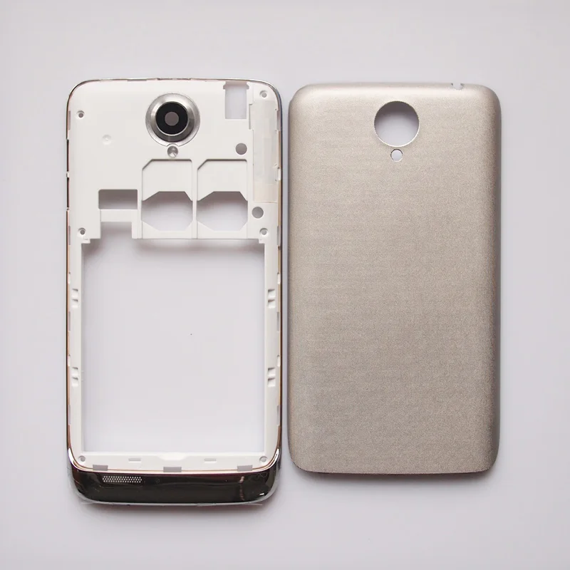 

BaanSam New Middle Frame Battery Door Back Cover Housing Case For Lenovo S650 S658T With Camera Lens