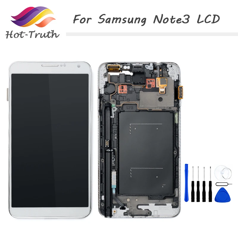 

1PCS AAA+++ Screen For Samsung Galaxy note3 n900 n9000 n9005 n900A LCD Display Touch Screen Digitizer Assembly With Frame