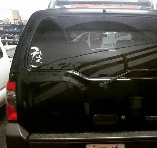 Стайлинг автомобиля для Star Wars Darth Vader 3 3/4 &quotX 6 1/2&quot наклейка автомобилей