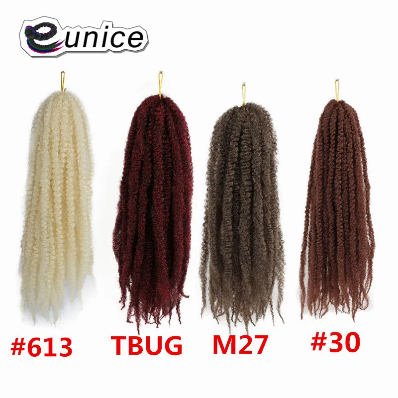 Marley Braids Hair Extension Synthetic Ombre Afro Kinky Crochet Kanekalon Braiding Hair (11)
