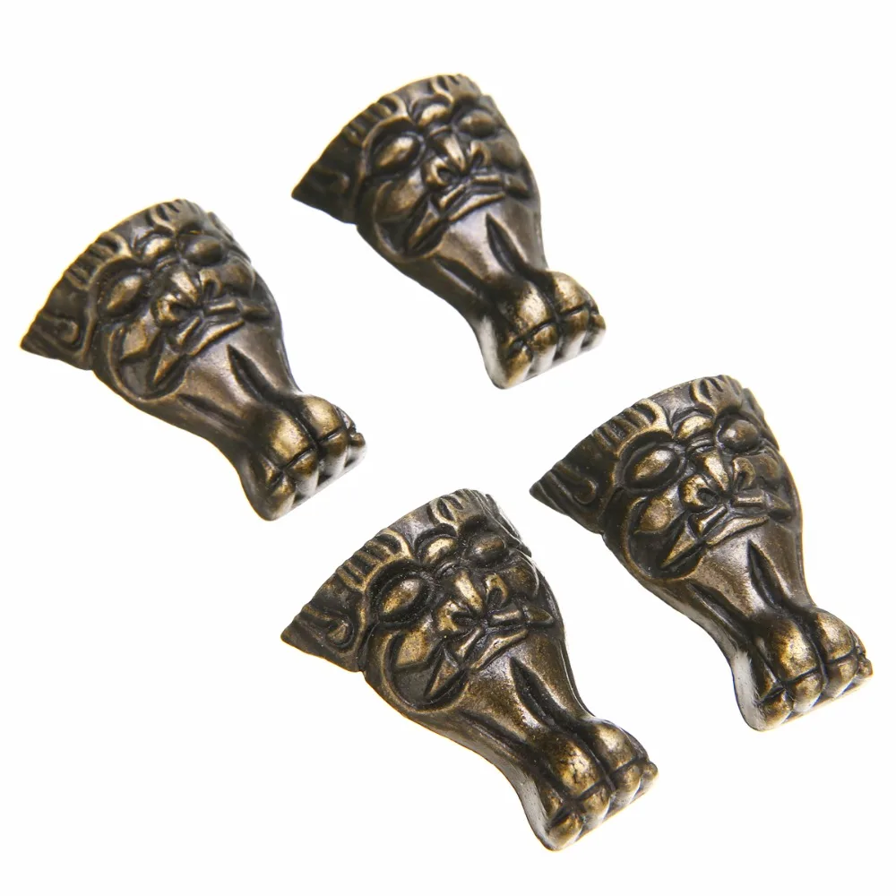 Mayitr 4pcs Antique Jewelry Chest Wood Box Feet Leg Corner Protector Retro Desk Chair Leg Corner Protective Decoration Mayitr 4pcs Antique Jewelry Chest Wood Box Feet Leg Corner Protector Retro Desk Chair Leg Corner Protective Decoration