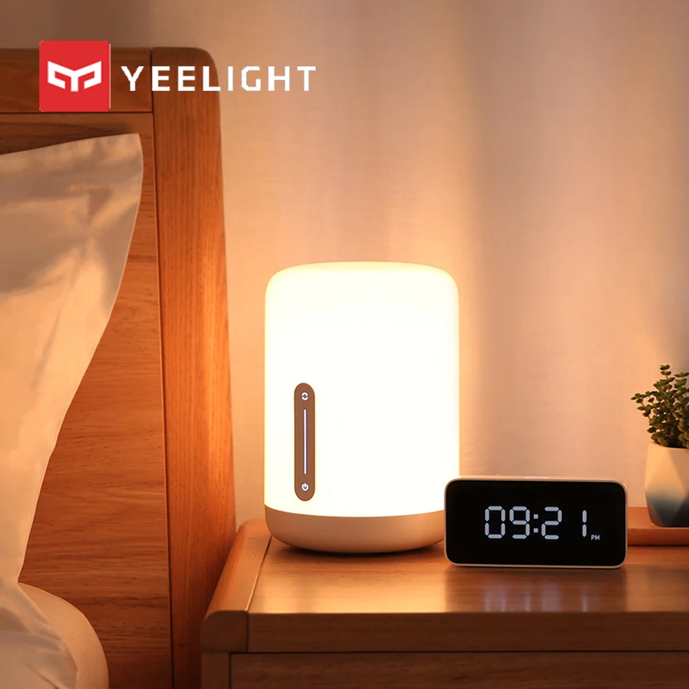 MI Mijia Yee светильник Mijia прикроватная лампа умное приложение Siri Голосовое управление сенсорный переключатель RGB версия ночной Светильник для Mihome Apple домашний комплект