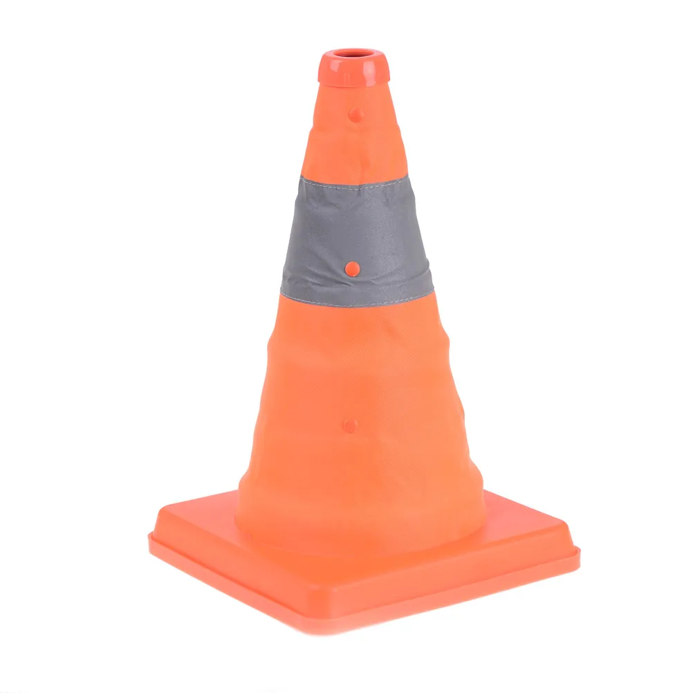 1PC Folding Collapsible Orange Road Safety Cone Traffic Pop Up Parking Multi Purpose 19*19cm