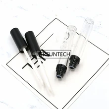 5 мл пустая пластиковая губная трубка пустые прозрачные Красота инструмент образец губа многоразового пополнения бутылки для блеска с матовая крышка F1734