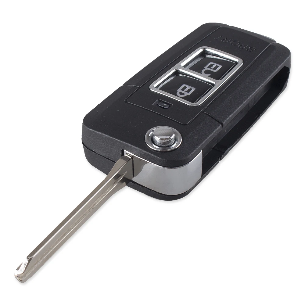 KEYYOU 2 кнопки Автомобильный ключ для hyundai IX25 Tucson Elantra модифицированный откидной складной пульт дистанционного ключа чехол Замена ключа