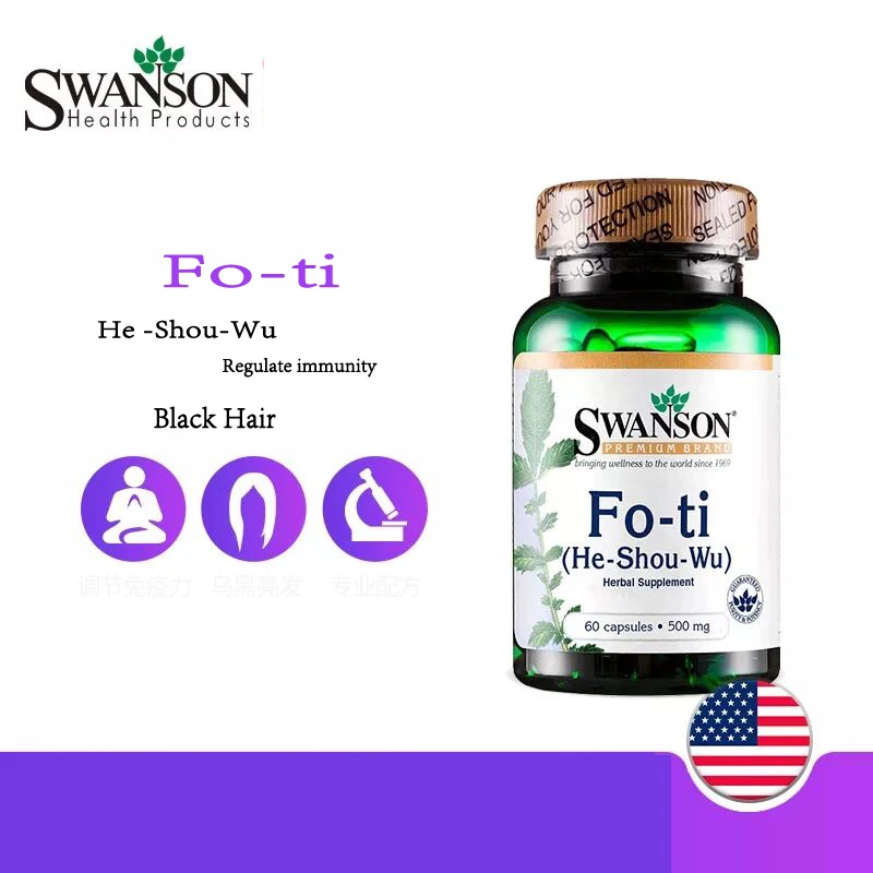 Best Price 60 Capsules Pure Natural Fo-ti (He-Shou-Wu) Herbal Extract Black Hair Enhance The Role of Immune Anti-aging Wrinkle Function Best Price 60 Capsules Pure Natural Fo-ti (He-Shou-Wu) Herbal Extract Black Hair Enhance The Role of Immune Anti-aging Wrinkle Function