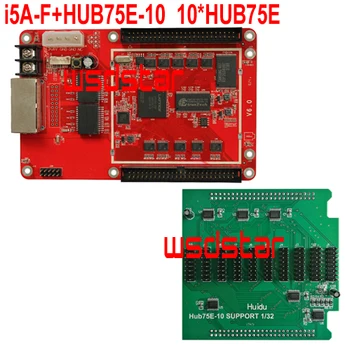 

i5A-F+HUB75E-10 Synchronous & Asynchronous Dual Mode System Full Color LED Display control card Dual Mode Control LED Video Card