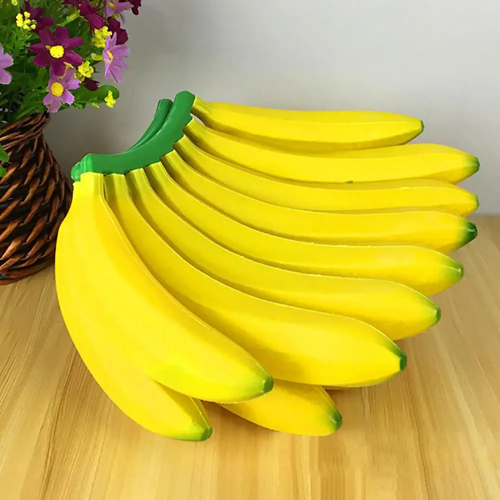 13Pcs Simulation Fruit Artificial Bananas Model Photography Ornament Home Decor | Дом и - Цена: 