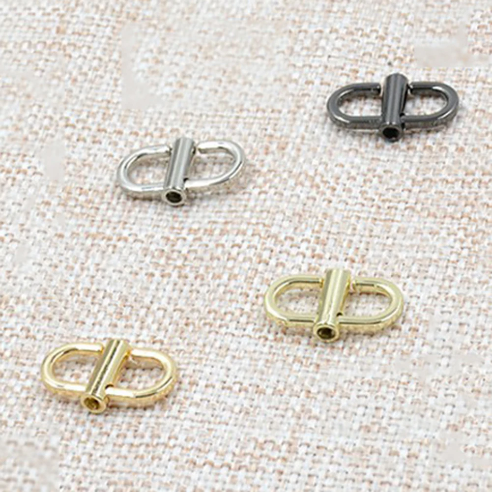

DIY Metal Heavy Duty Hand Bag Shoe Strap Belt Web Adjust Roller Pin Buckle Snap Ring Leather Craft Repair Thickness