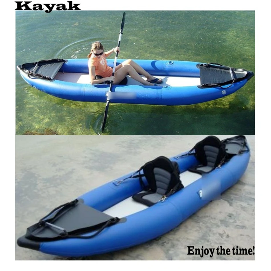 Bestway Inflatable Kayak Kayaks Fishing Boat Canoe Raft Koracle 275cm x  81cm ~ Bambino Toys