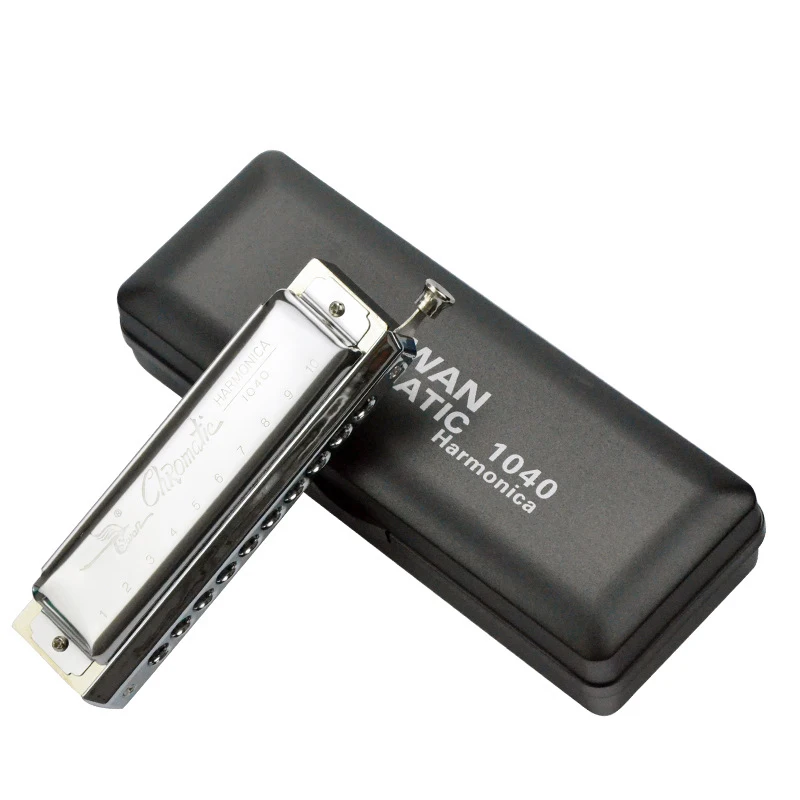 

Authentic Product Harmonica SWAN 10 Hole Chromatic Harmonica 10 Hole 40 Gamut Professional Performance Harmonica
