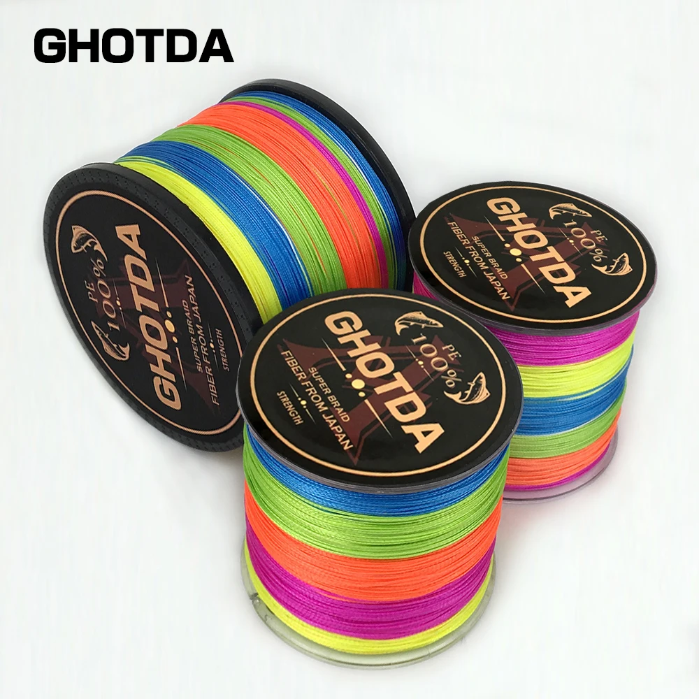 Buy Multicolor 8 Strands 100M 150M 300M 500M 1000M PE