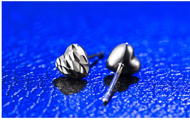 18k Pure Gold Stud Earring Exquisite Elegant Women Jewelry Rose Yellow White Star Miss Girl Gift For Birthday Hot Sale Good New