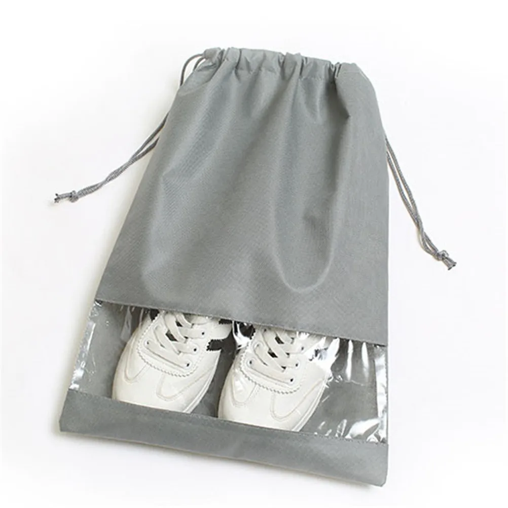 1pc Shoe Bag Lightweight Drawstring Pouch Travel Storage Bag Clothes