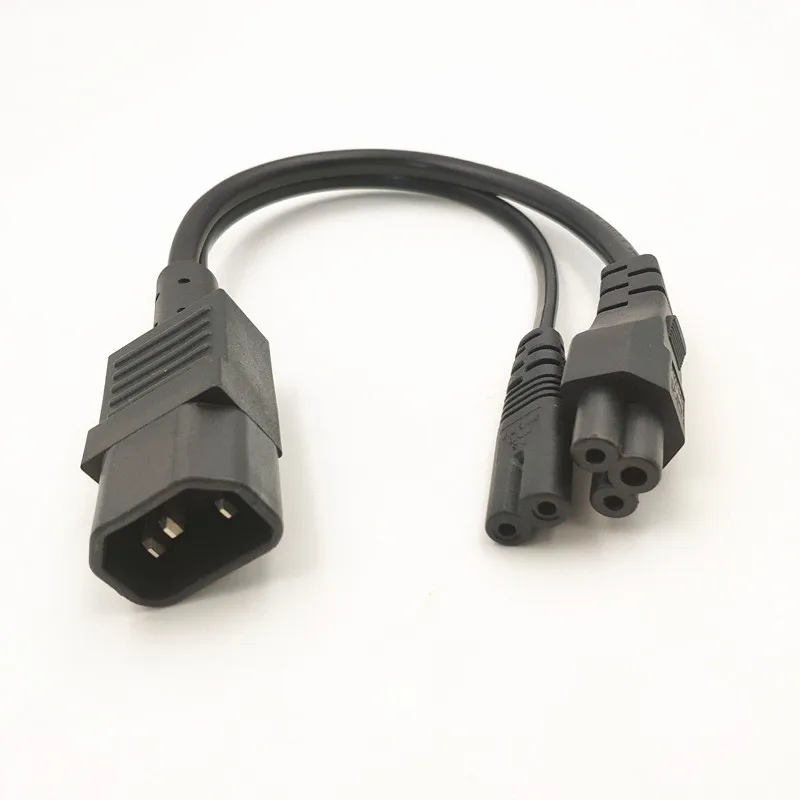 Удлиненный кабель питания штекер C14 к IEC 320 C7 C5 Y образный разветвитель шнур
