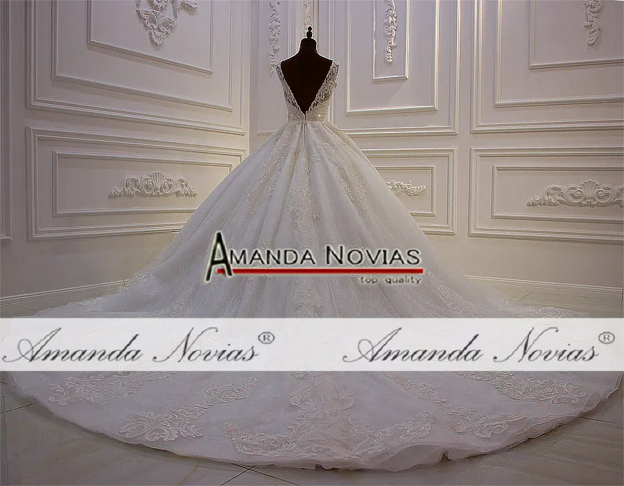 Бренд Amanda Novias, высокое качество, на заказ, свадебное платье, настоящая работа, фото