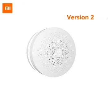 

100% New Original Xiaomi Intelligent Web Wifi Radio and Ringbell Smart Gateway 2 Smart Home Automatic for Mi Home Suite 1pcs