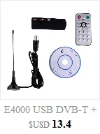 E4000 USB DVB-T+ RTL-SDR Realtek RTL2832U+ R820T DVB-T тюнер приемник Прямая поставка