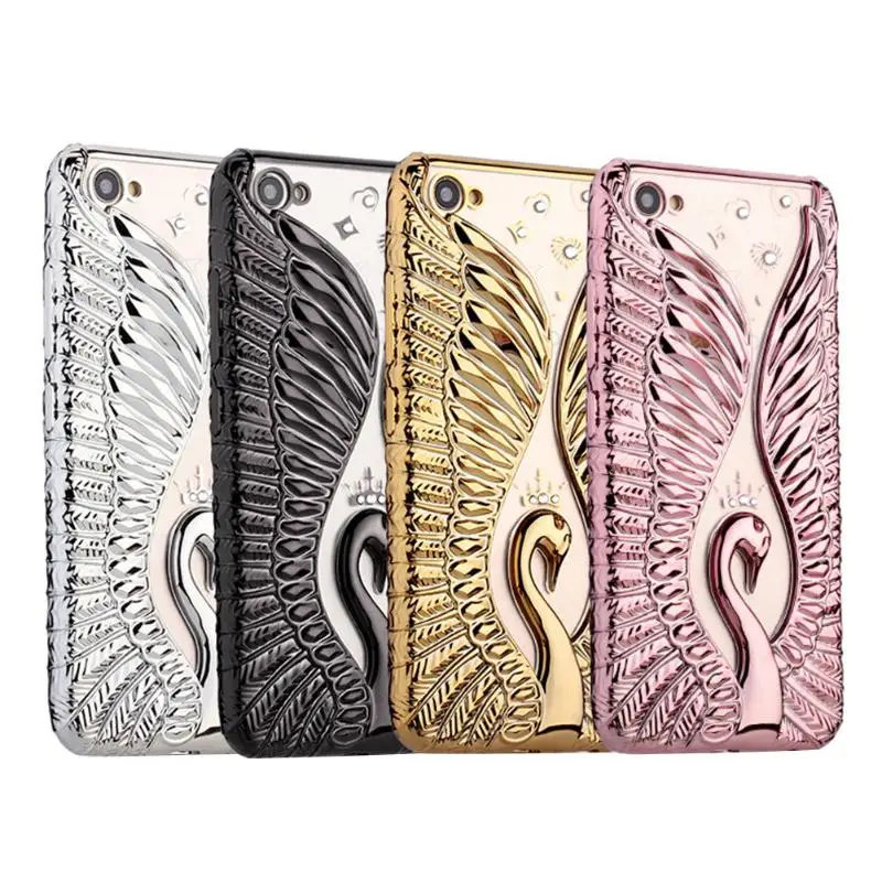 

ALLOET Glitter Phone Case For iPhone 6 6s Embossed Diamond-embedded Silicone For iPhone 6 6s Plus Rhinestone Protective Cases