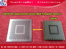 Free Shipping 1PCS LGE35230 LCD 0.4MM aquecimento direto BGA Template Stencil