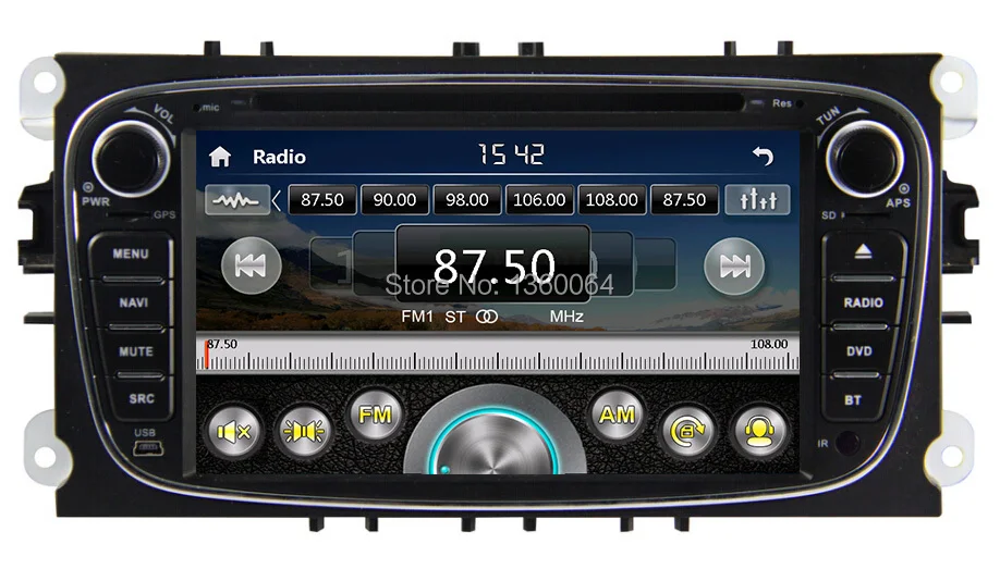Excellent 7" Car dvd Player for Ford mondeo C-max S-max Focus 2 car stereo GPS Navigation,Bluetooth,Radio,CANBUS,3G, Free GPS map 1