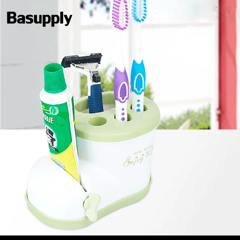 Basupply 1 комплект 2018 новая дешевая зубная щетка держатель выдавливатель для зубной