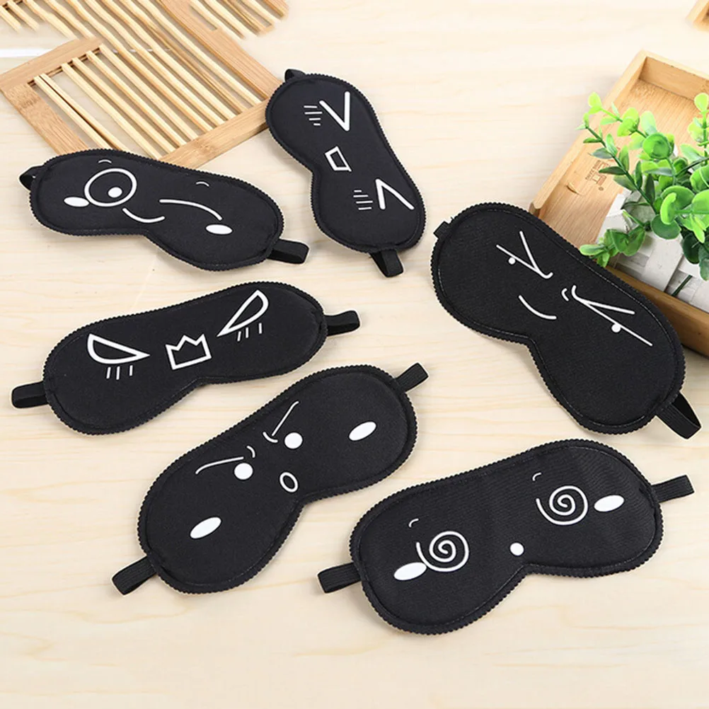 KuZHEN Sleeping Eye Mask Black Eye Shade Sleep Mask Black Mask Bandage on Eyes for Sleeping Emotion Sleep Mask