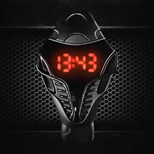 Silicone Triangle Dial Led Reminder Sport Digital Watch Unisex Valentine’s Day Wristwatch Gift Cool Calendar Electronic Children