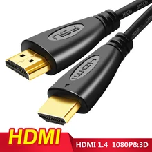 High Resolution 1 4 1080p Gold plated HDMI Cable for HDTV PS3 Projector HD LCD Apple
