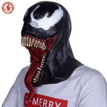 Маска Веном Человек-паук Эдварда Брока Темный супергерой Веном латексные маски шлем вечерние реквизит