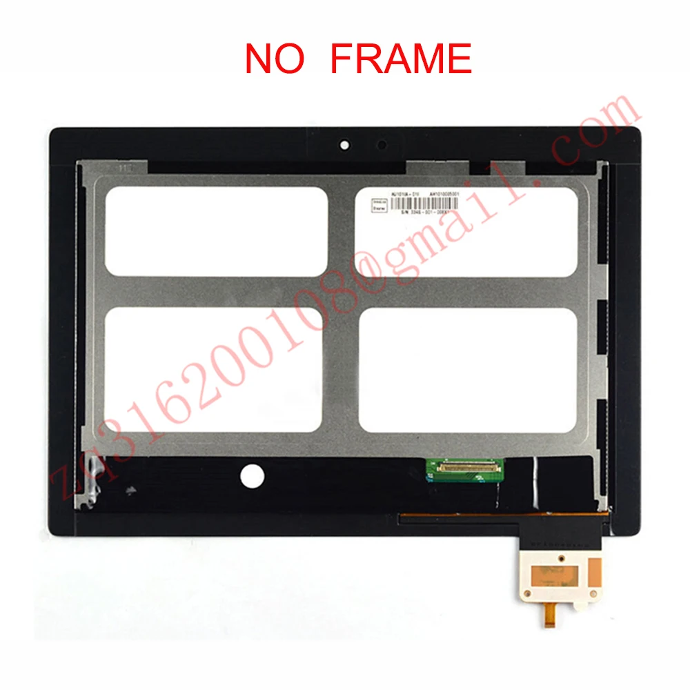 Дешево Новинка 10,1 дюймов для lenovo IdeaTab S6000 BP101WX1 206 ЖК дисплей панель монитор с сенсорным экраном дигитайзер Датчик в сборе + рамка