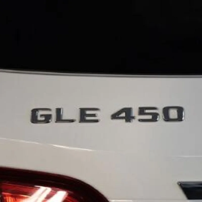 GLE400 450 GLC300 400 GLS400 500 письмо багажник Задняя эмблема подходит для Mercedes Benz
