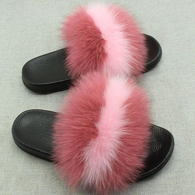 Fox Fur slippers (10)