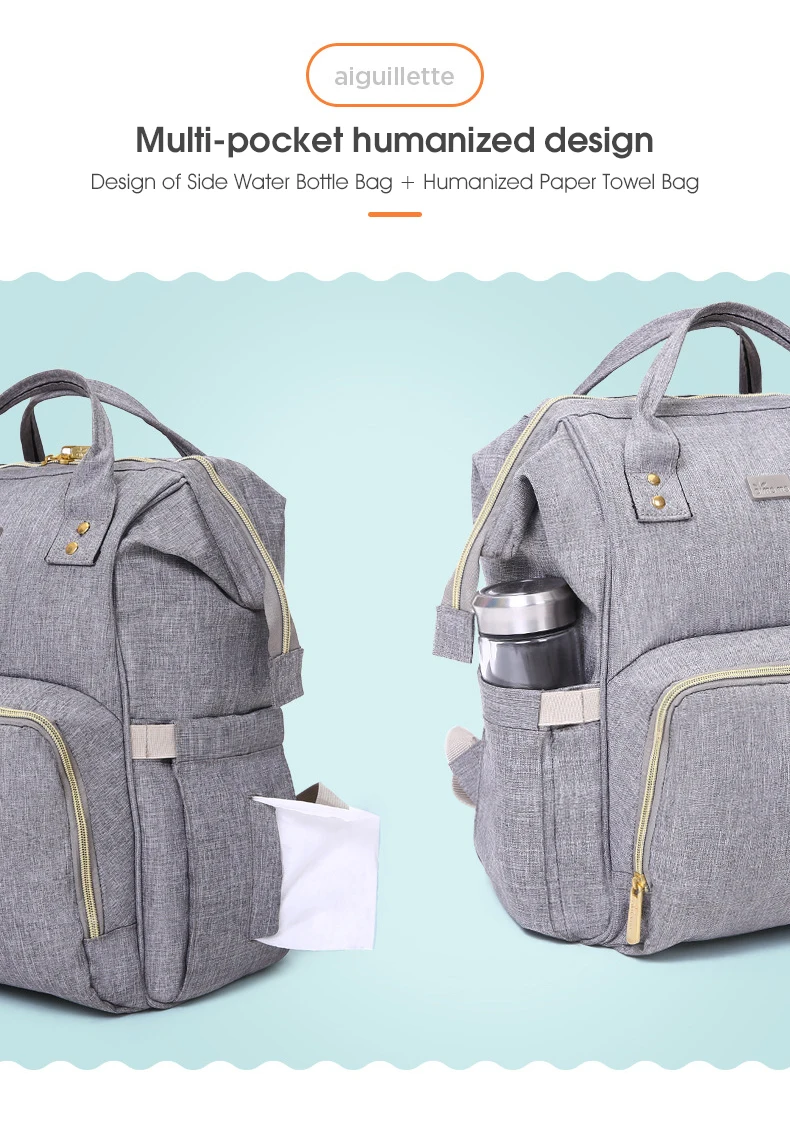 Fashion Korean Hot Mom Shoulder Bag，Large capacity multifunctional Backpack