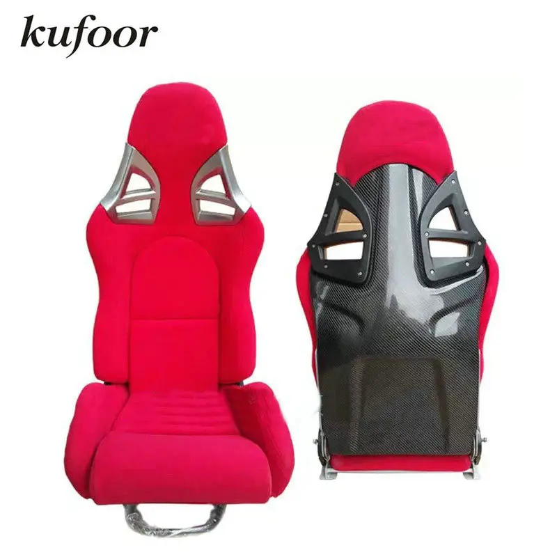 Kufoor RECA Model 911 Carbon Fiber Reclineable Car Racing Seats/ Racing