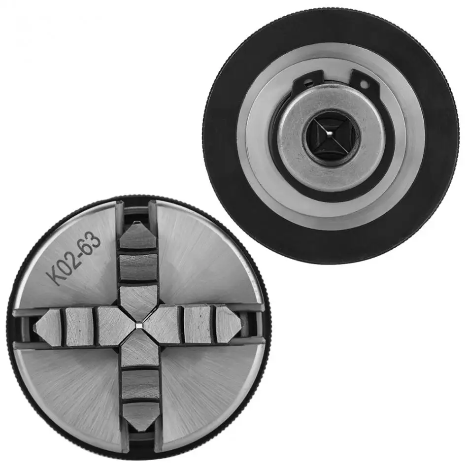 4 кулачковый K02-63/M14 Самоцентрирующийся зажимной большой диапазон зажима токарный патрон для деревообработки
