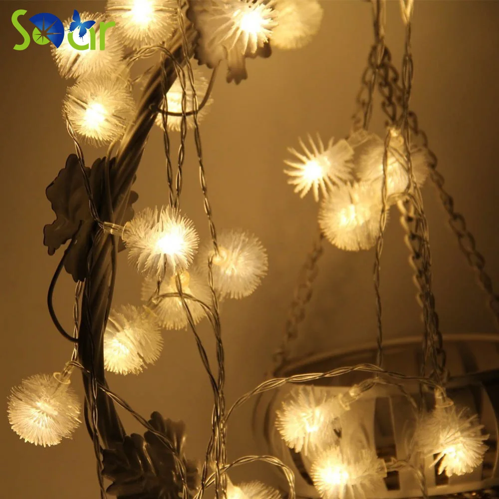 Led Snow Fairy String Lights 40 15ft Dandelion Outdoor Led Snow Fairy String Lights 40 15ft Dandelion Outdoor
