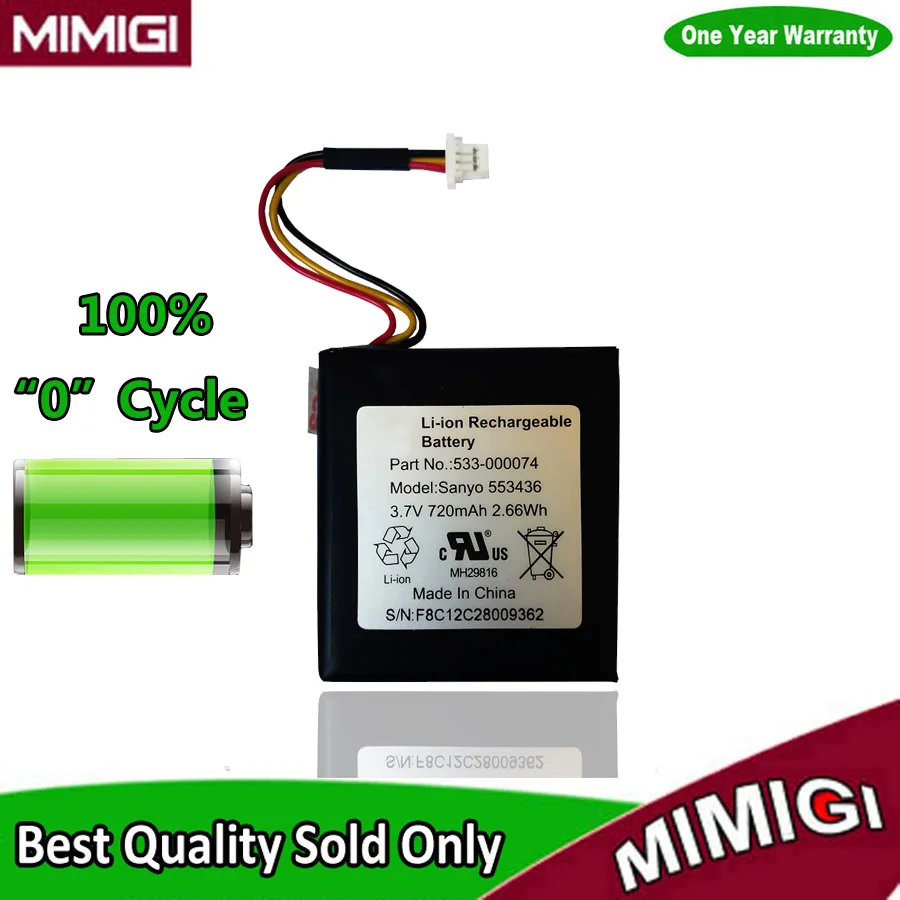 

JESSQUE 720mAh Battery for LOGITECH F540 G930 Wireless Headset 533-000074 981-000257 981-000277 F-540 G-930 rechrgeable battery