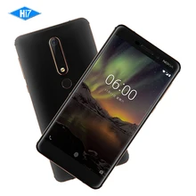 Ограниченное предложение 2018 Nokia 6 второго поколения 2nd TA-1054 Android 7 Snapdragon 630 Octa core 5,5 »16.0MP 3000 мАч 4 г Оперативная память 32 г Встроенная память мобильного телефона