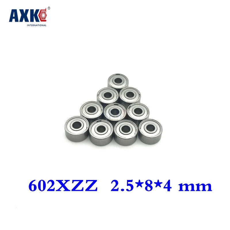 

Axk (1pcs) Double Shielded Miniature Deep Groove Ball Bearings 602xzz 2.5*8*4 Mm