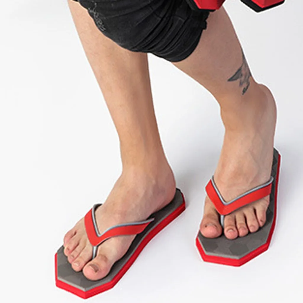 

Anti-slip Men's Summer Sandals Flip Flops Fashion Casual Non-slip Beach Slippers Shoes Breathable Casual Beach Shoes