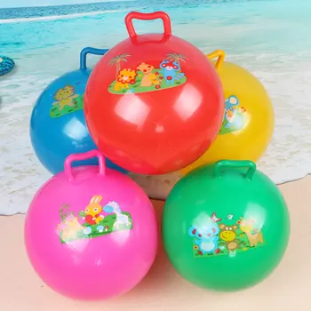 

Cartoon Handle Clapping Multicolor Hand Catching Bolusl Fashion Balls Knob Summer Balloon Game Color Random