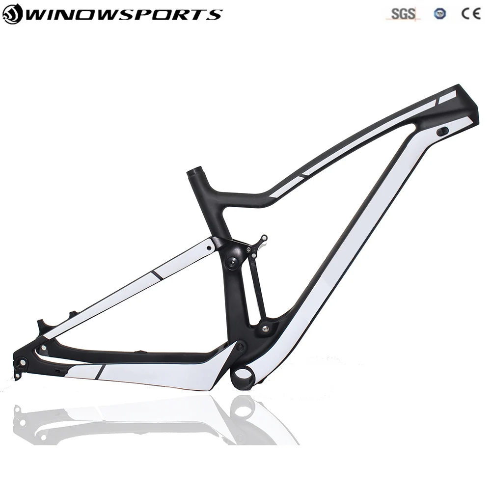 29er Boost полный подвесной углеродный горный велосипед XC фотокарбоновый каркас диск