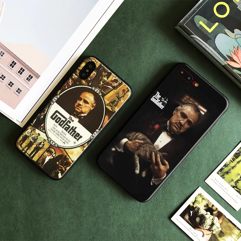 

The Godfather Marlon Brando Tpu Soft Silicone Phone Cases Cover Bag For Apple iPhone X 8Plus 8 7Plus 7 6sPlus 6s 6Plus 6 5 5S SE