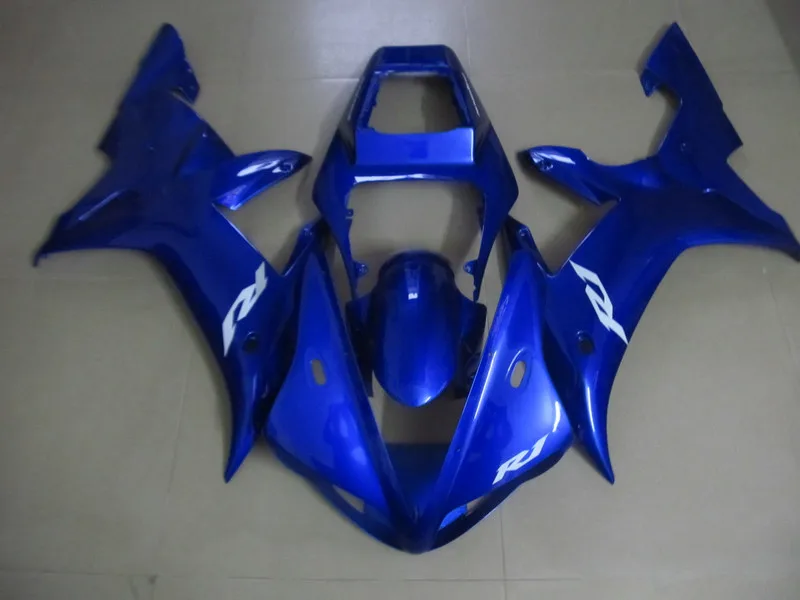 

Motorcycle Fairing kit for YAMAHA YZFR1 02 03 YZF R1 2002 2003 YZF1000 yzfr1 02 03 ABS Fashion Blue Fairings set+7gifts YE32