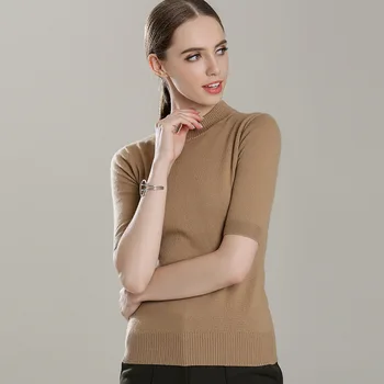

beige cashmere turtleneck sweater mujer women Korean style pull fem me 2019 spring summer knitwear plus over sized Knitted