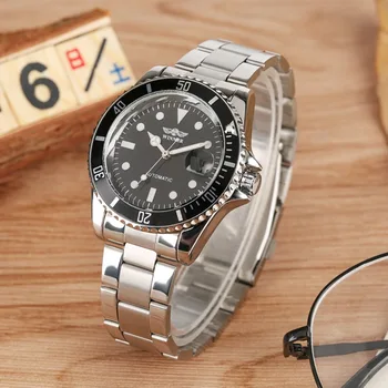 

Top Brand Mechaical Watch Luxury Automatic Self-Wind Creative Women Men Watch Stainless Steel Strap Clock Skeleton reloj hombre