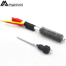 220V 60W Керамический нагревательный элемент с выдвижным каналом, Электрический Железный нагреватель+ 850 Тепловая пушка, бесщеточный нагревательный провод, паяльная станция