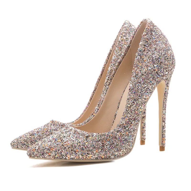 

2019 Women Pumps Extrem Sexy High Heels Women Shoes Thin Heels Female Wedding Shoes Party Shoes Spring And Autumn Ladies Shoes